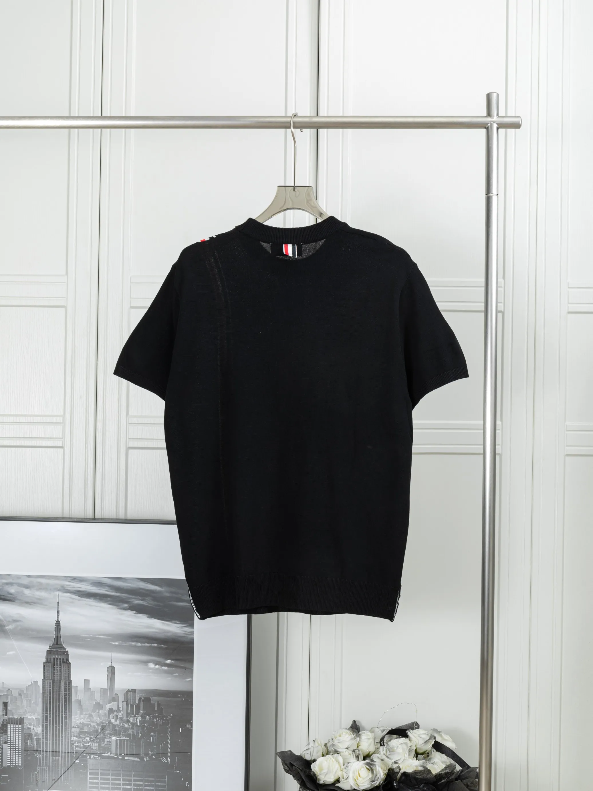 𝑻𝒉𝒐𝒎 𝑩𝒓𝒐𝒘𝒏𝒆 ， ， ， ， ， 。 Factory ，Quality ❗️ TB + + ：Black White ：1/2/3/4/5 (M-3XL)
